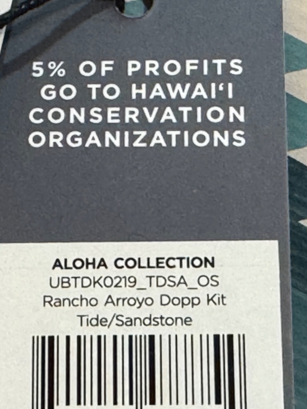 Aloha Collection x Pendleton Dopp kit Special Addition Rancho Arroyo NWT - Picture 9 of 9